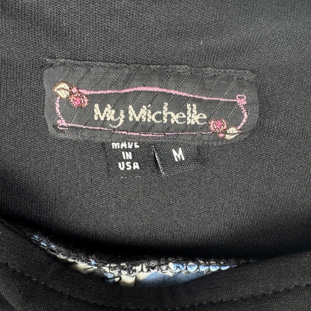My Michelle Fit & Flare Mini Dress Womens Size Medium Retro Mod USA Made NEW - Picture 5 of 13